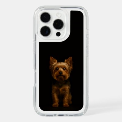 Black 4 Luxe Presidio case, Yorkshire Terrier iPhone 16 Pro Case