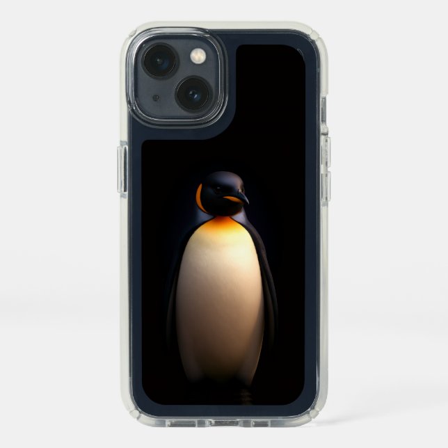 Black 4 Luxe Presidio iPhone 13, Emperor Penguin Speck iPhone 13 Case (Front)