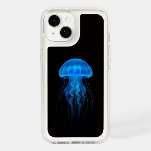 Black 4 Luxe Presidio iPhone 14, Blue Jellyfish Speck iPhone 14 Case