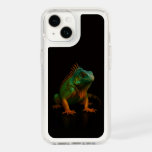 Black 4 Luxe Presidio iPhone 14, Green Iguana Speck iPhone 14 Case