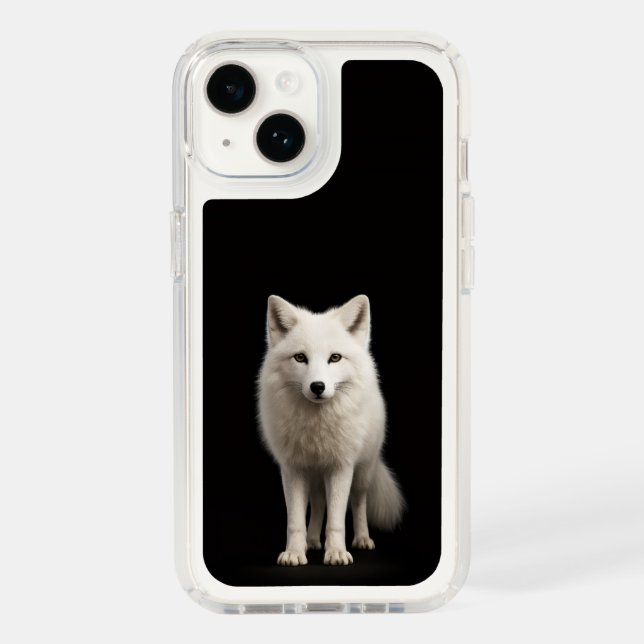 Black 4 Luxe Presidio iPhone 14 Ivory Arctic Fox Speck iPhone Case (Front)