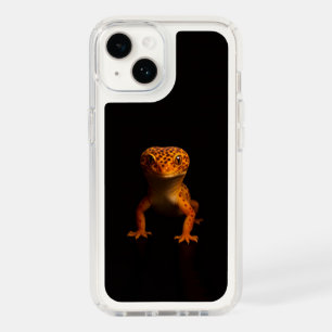 Black 4 Luxe Presidio iPhone 14, Leopard Gecko Speck iPhone 14 Case