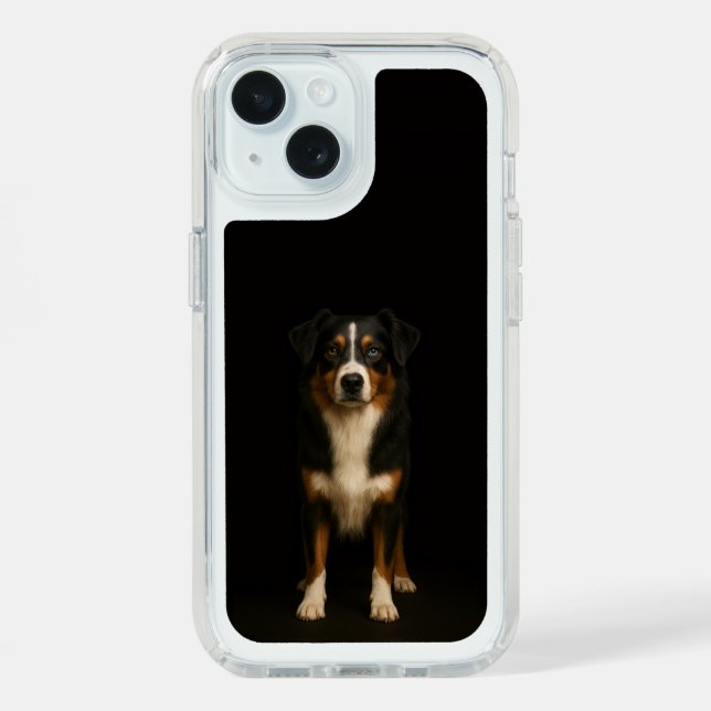 Black 4 Luxe Presidio iPhone 15 Aussie Shepherd Speck iPhone Case (Front (Blue))