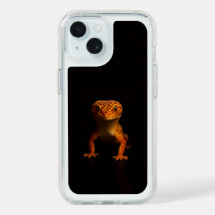 Black 4 Luxe Presidio iPhone 15, Leopard Gecko 15 Case