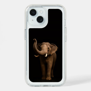 Black 4 Luxe Presidio iPhone 15 Mighty Elephant Case