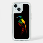 Black 4 Luxe Presidio iPhone 15, Rainbow Bird iPhone 15 Case