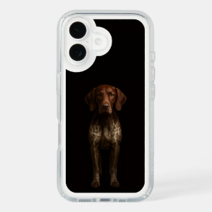 Black 4 Luxe Presidio iPhone 16, German Pointer 16 Case