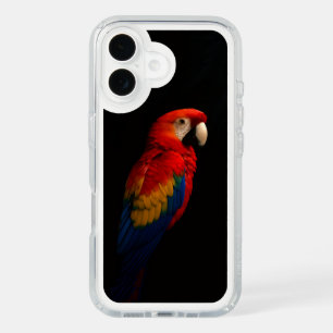 Black 4 Luxe Presidio iPhone 16, Scarlet Parrot iPhone 16 Case
