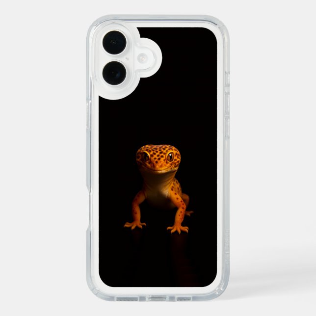 Black 4 Luxe Presidio, Leopard Gecko Speck iPhone Case (Front)