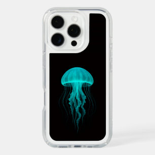 Black 4 Luxe Presido Case, Green Jellyfish iPhone 16 Pro Case