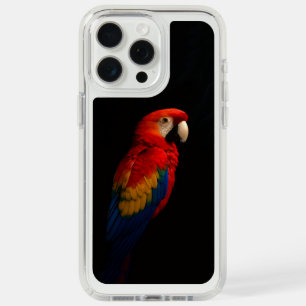 Black 4 Luxe, Scarlet Parrot iPhone 15 Pro Max Case