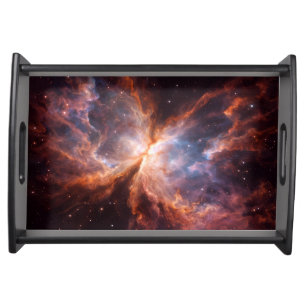 Black 4 Luxe serving tray, Butterfly Nebula Tray