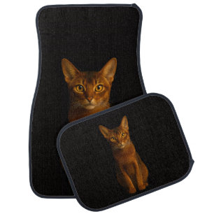 Black 4 Luxe Set of car mats, Abyssinian Beauty Floor Mat
