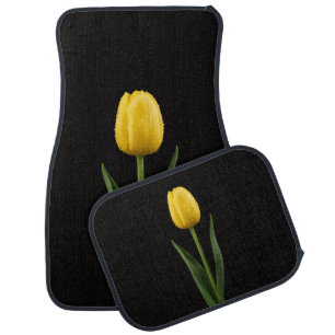 Black 4 Luxe Set of car mats, Golden Tulip Car Floor Mat
