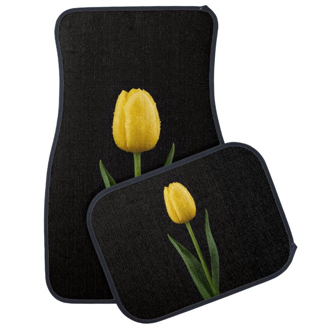 Black 4 Luxe Set of car mats, Golden Tulip Car Floor Mat (Set)