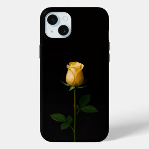 Black 4 Luxe, Sunlit Yellow Rose iPhone 15 Plus iPhone 15 Plus Case