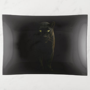 Black 4 Luxe trinket tray, Black Panther Trinket Tray