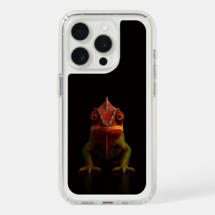 Black 4 Luxe, tropical Panther Chameleon iPhone 15 Pro Case