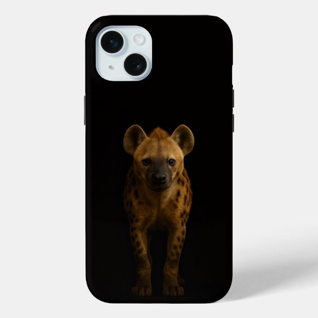 Black 4 Luxe, Wild Spotted Hyena iPhone 15 Plus Case-Mate iPhone Case (Back)