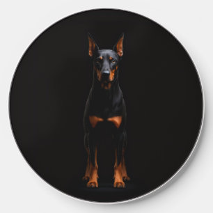 Black 4 Luxe wireless charger, Guardian Doberman