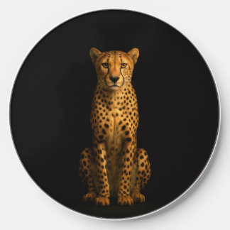 Black 4 Luxe wireless charger, Sleek Cheetah