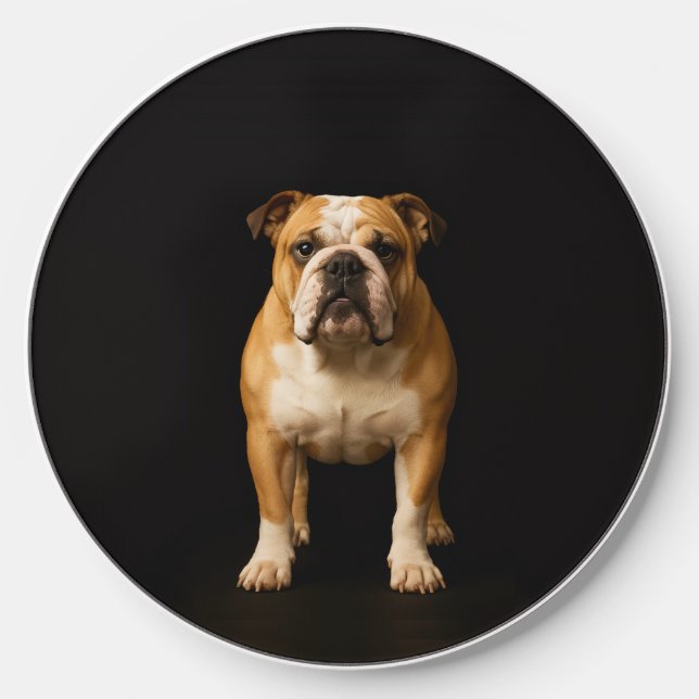 Black 4 Luxe wireless charger, Stamina Bulldog Charger (Front)