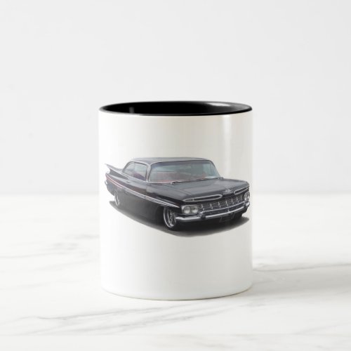 Black '59 Chevy Impala Two-Tone Coffee Mug