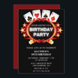 Black 80th birthday invitations Men Casino Poker<br><div class="desc">Black 80th birthday invitations Men Casino Poker</div>