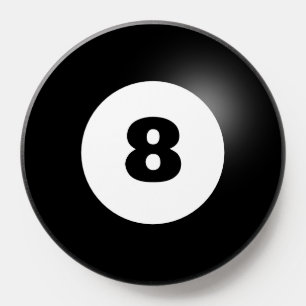 Black 8 Ball Pool   Billiard Game PopSocket