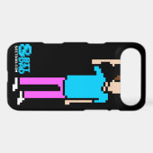Black 8-bit T&C iPhone 4 Case (Back (Horizontal))