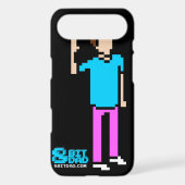 Black 8-bit T&C iPhone 4 Case (Back)