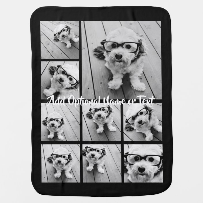 collage baby blanket