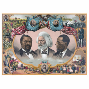Black Abolitionist Heroes, Bailey Douglass Cutout