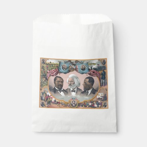 Black Abolitionist Heroes Bailey Douglass Favor Bag