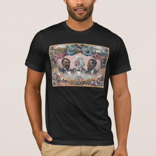 Black Abolitionist Heroes Bailey Douglass T_Shirt
