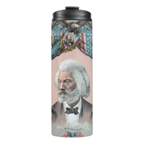 Black Abolitionist Heroes Bailey Douglass Thermal Tumbler