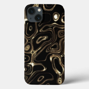 Black abstract Case-Mate iPhone Case