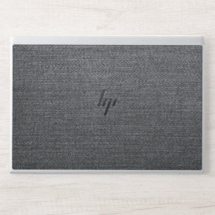 black abstract HP laptop skin