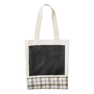 black abstract pattern zazzle HEART tote bag