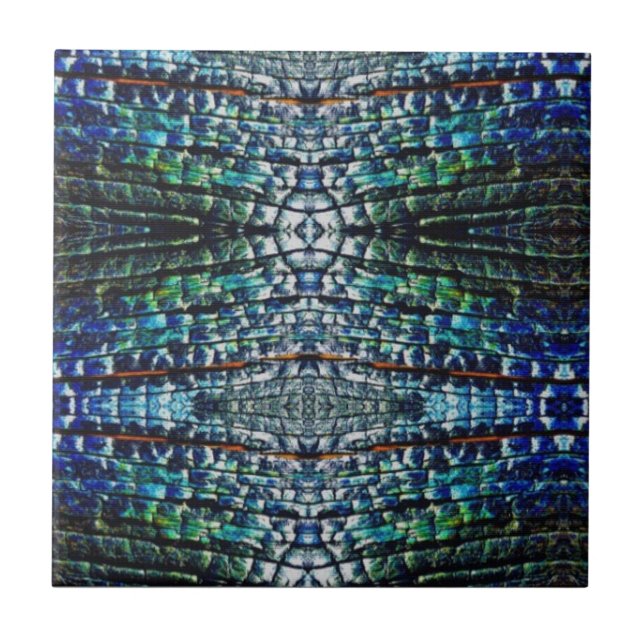 Black Abstract Tile (Front)