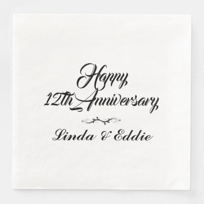 Black Accents Any Anniversary Party