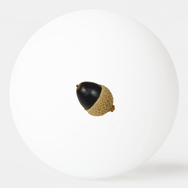 Black Acorn Ping Pong Ball (Front)