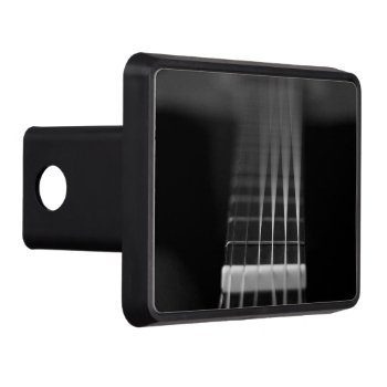 Black Acoustic Guitar Photo Hitch Cover by Argos_Photography at Zazzle