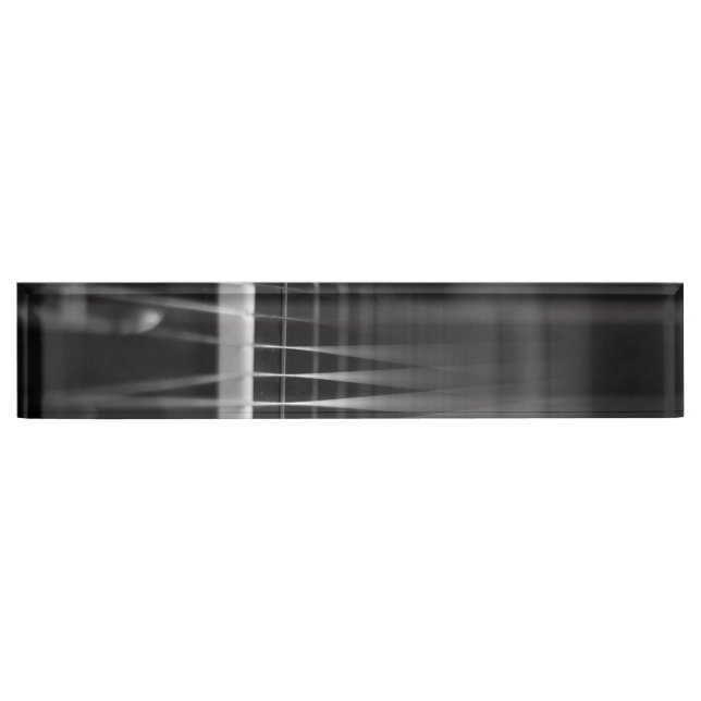 Black Acoustic Guitar Photo Name Plate (Front)