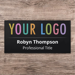 Black Acrylic Large Name Plate Company Logo Office Door Sign