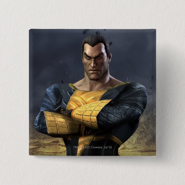Black Adam Button (Front)