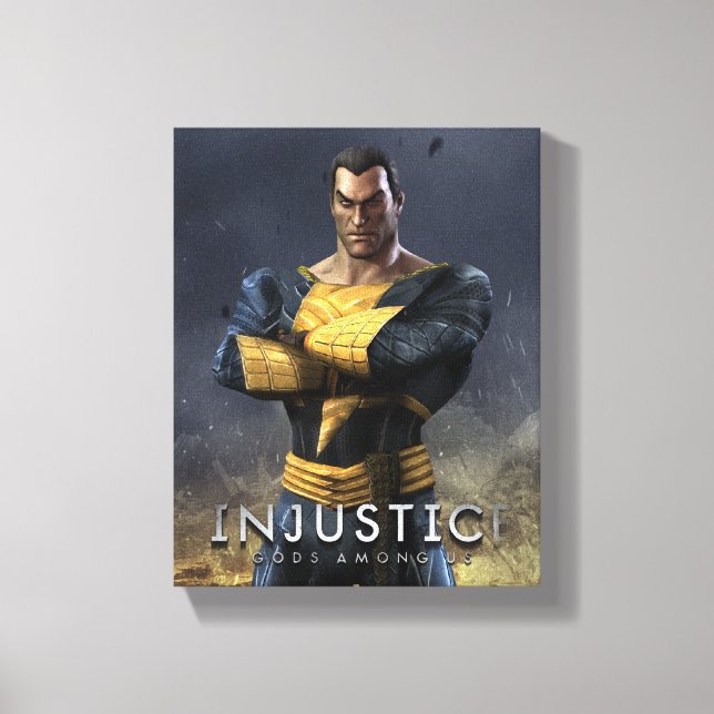Black Adam Canvas Print (Front)
