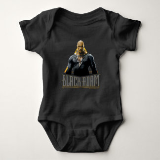 Black Adam Character and Name Graphic Baby Bodysuit