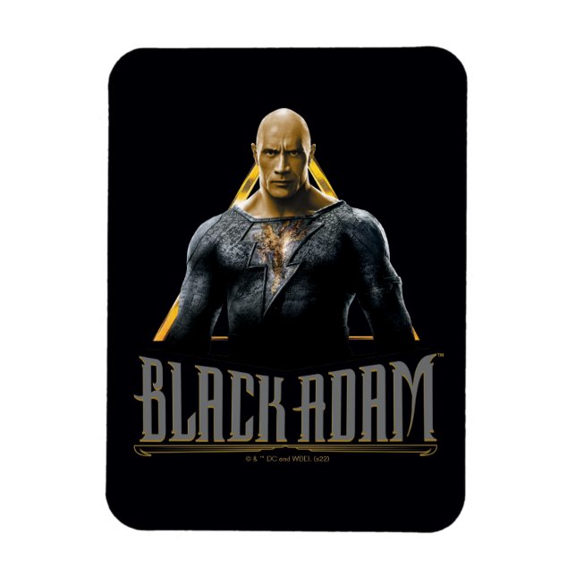 Black Adam Character and Name Graphic Magnet (Vertical)