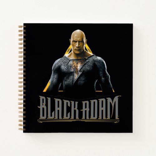 Black Adam Character and Name Graphic Notebook